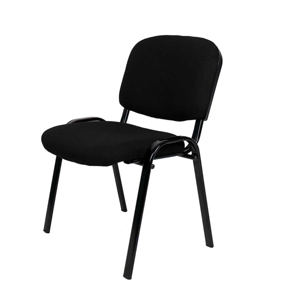 Classic Comfort Visitor Chair – Black Fabric