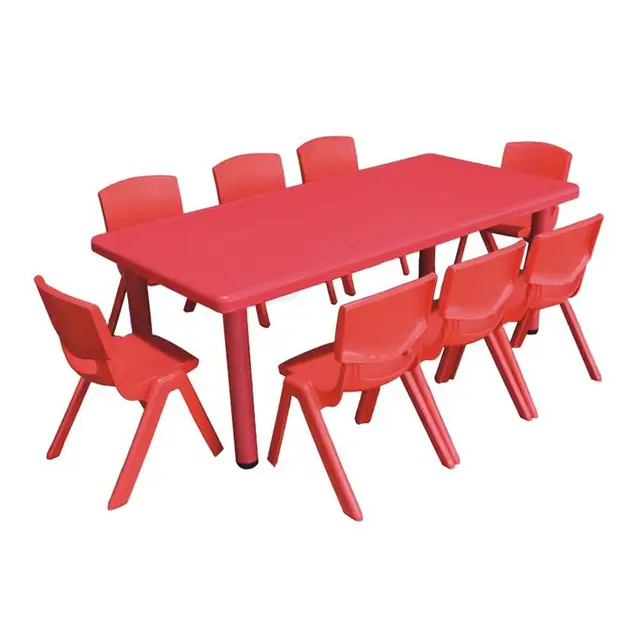 Classic Kids Table Set – Red