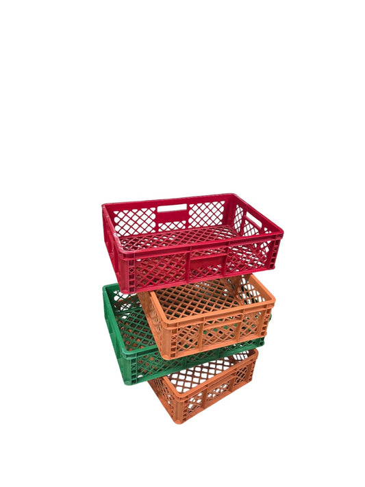 Heavy-Duty Multipurpose Plastic Storage Crates – Strong, Stackable & Built to Last