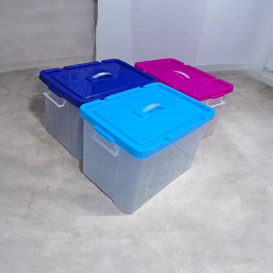 Multipurpose Plastic Storage Box with Lid
