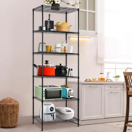 5-Tier Metal Storage Rack Shelf