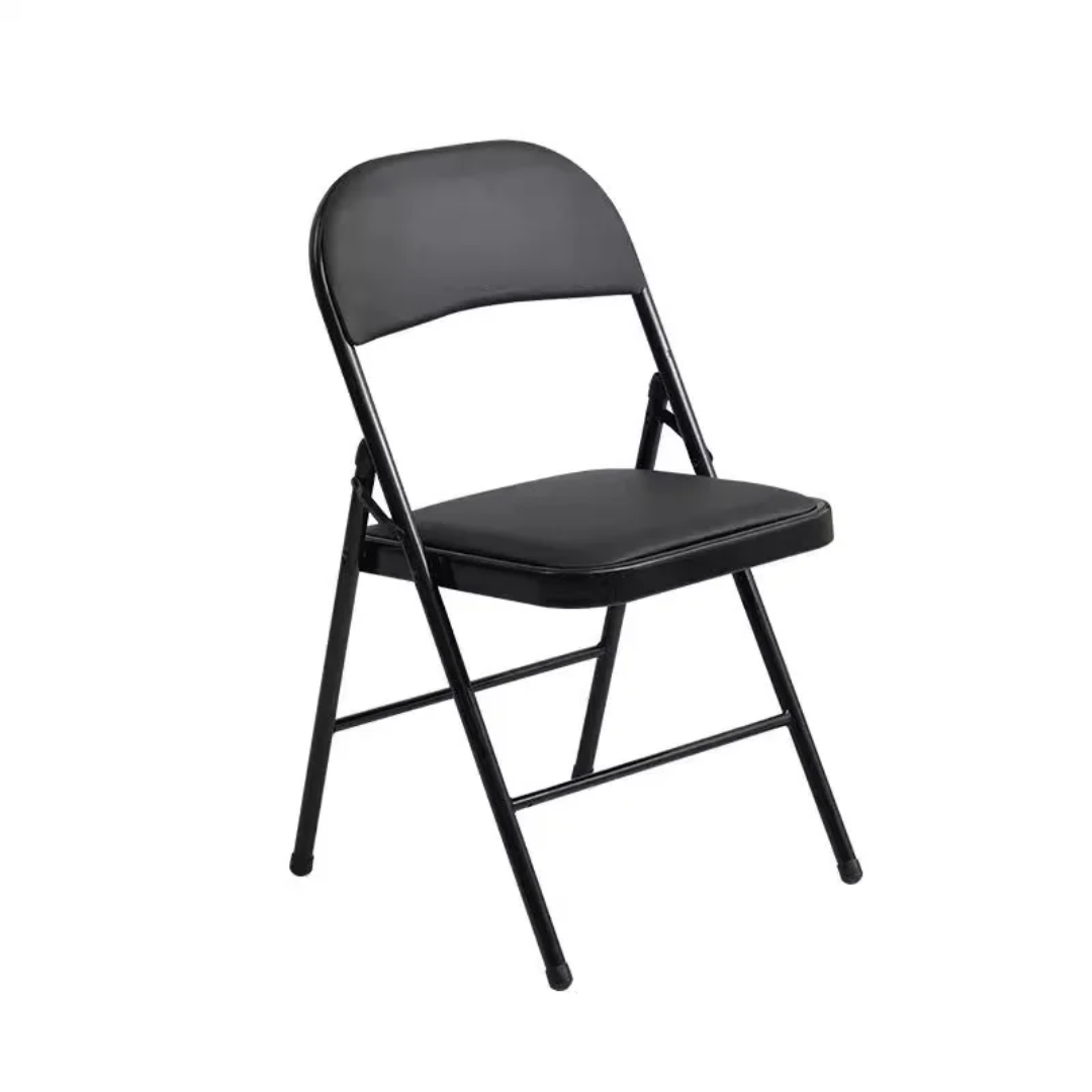 FlexiFold Padded Folding Chair – Black