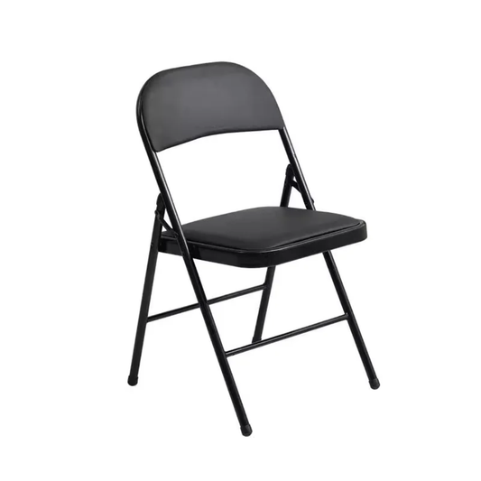 FlexiFold Padded Folding Chair – Black