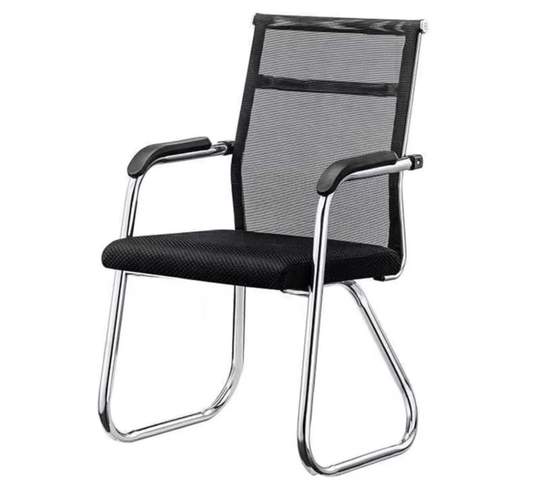 Elite Mesh Cantilever Visitor Chair – Black