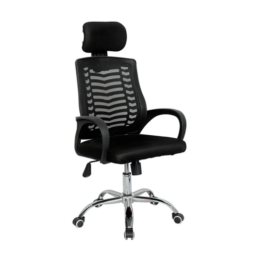 ErgoFlex High-Back Executive Mesh Chair with Headrest