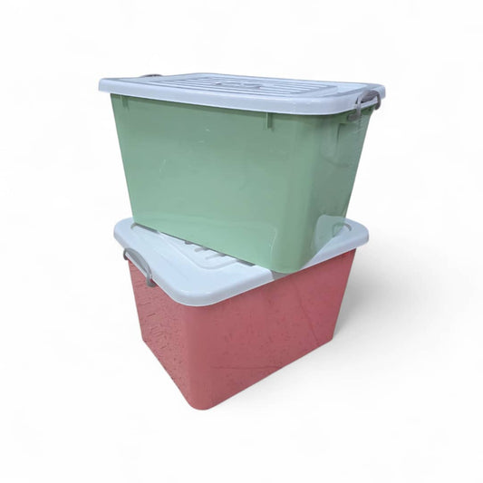 Large Plastic Storage Box with Lid 120ltrs