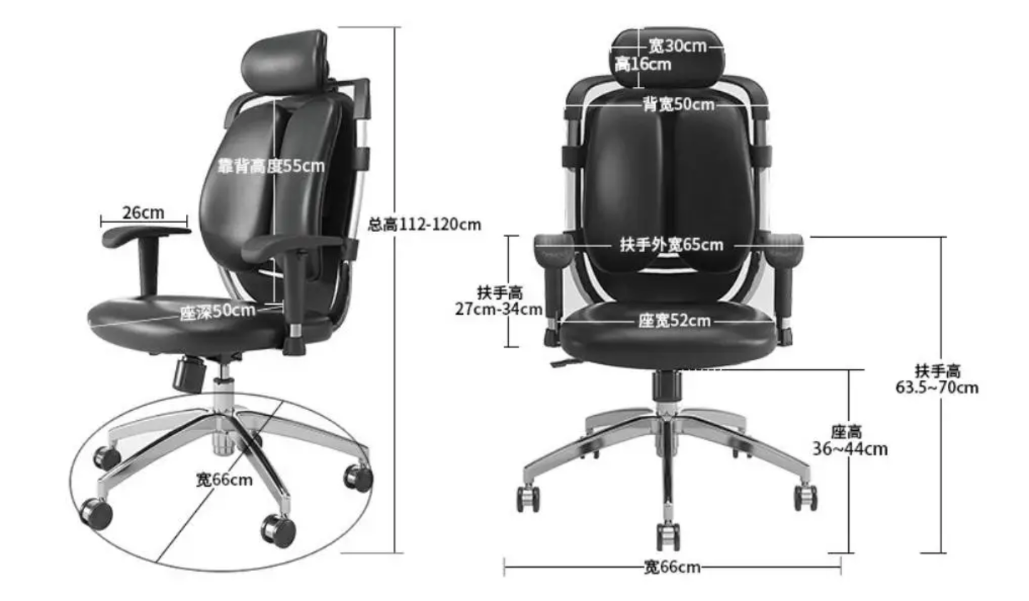 Luxury Executive Ergonomic Office Chair with Adjustable Headrest & Premium Cushion Support